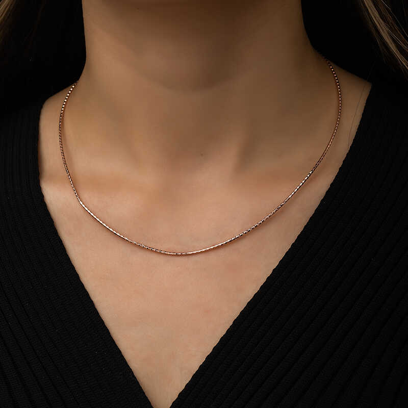 Gümüş%20Omega%20Choker%20Zincir