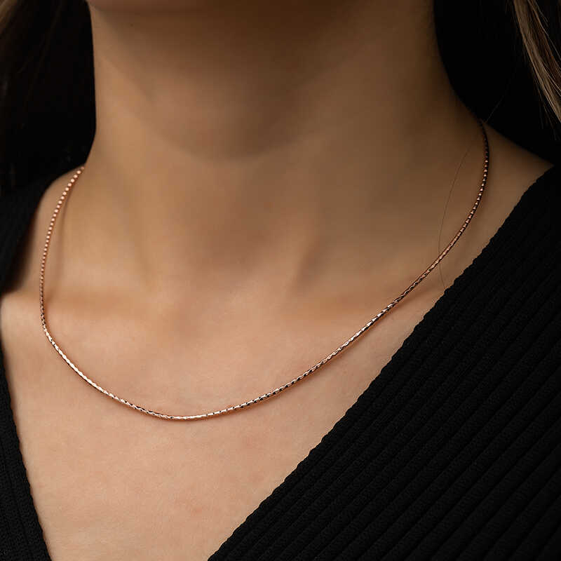 Gümüş%20Omega%20Choker%20Zincir